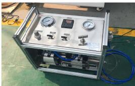 小型氣壓密封性測試臺-氣體增壓控制臺110mpa